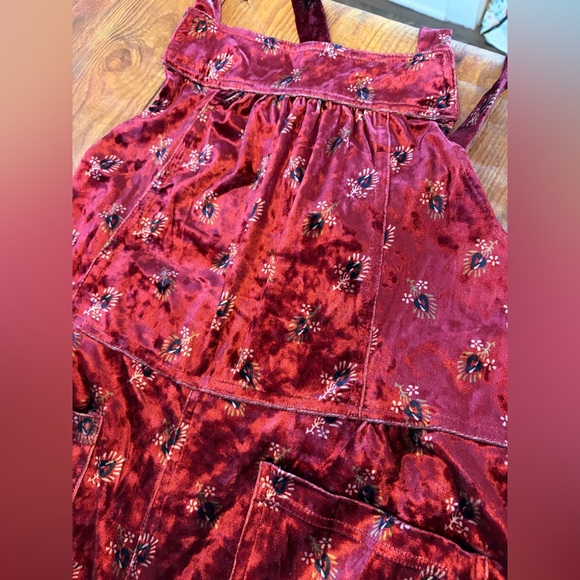 Natural Life Red Velvet Kids Overalls - Picture 9 of 12